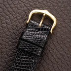 Cartier Ceinture 'Paris' 18K Yellow Gold Rare Art Deco Doré Dial Ref. 78100 Full Set from 1980