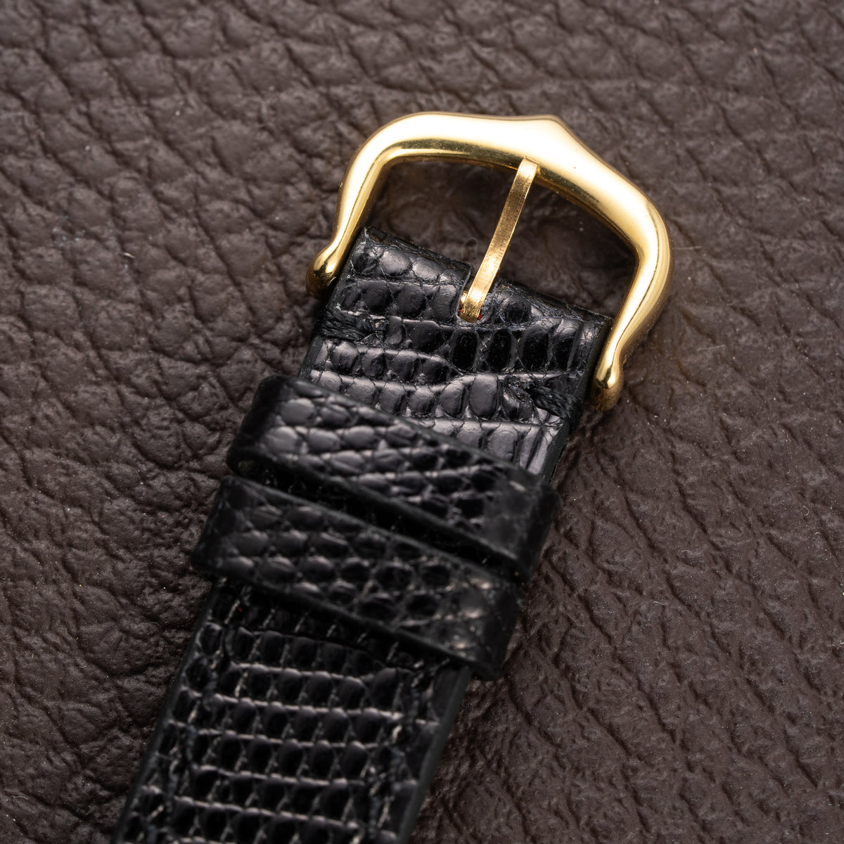 Cartier Ceinture 'Paris' 18K Yellow Gold Rare Art Deco Doré Dial Ref. 78100 Full Set from 1980
