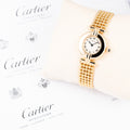 Cartier Colisée “Boules” 18k Yellow Gold – Cartier Service 2026 w/ 2-Year International Warranty Ref. 8057911 from 1990s