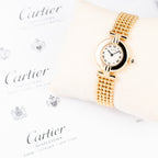 Cartier Colisée “Boules” 18k Yellow Gold – Cartier Service 2026 w/ 2-Year International Warranty Ref. 8057911 from 1990s