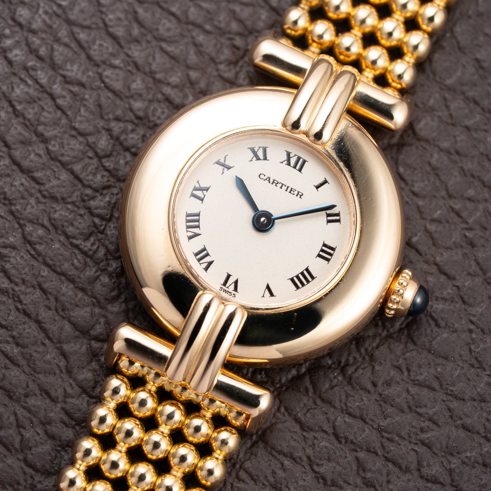 Cartier Colisée “Boules” 18k Yellow Gold – Cartier Service 2026 w/ 2-Year International Warranty Ref. 8057911 from 1990s