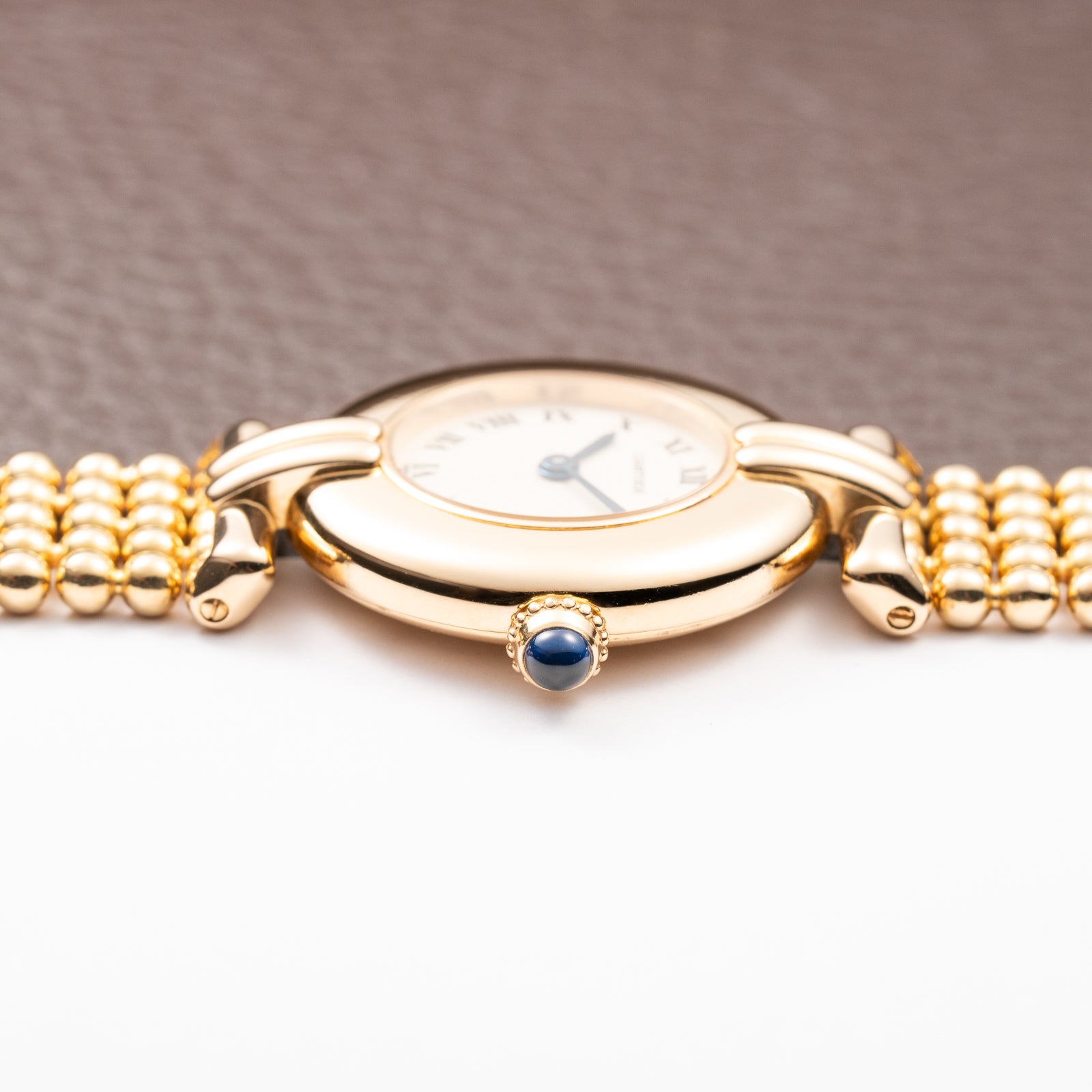 Cartier Colisée “Boules” 18k Yellow Gold – Cartier Service 2026 w/ 2-Year International Warranty Ref. 8057911 from 1990s