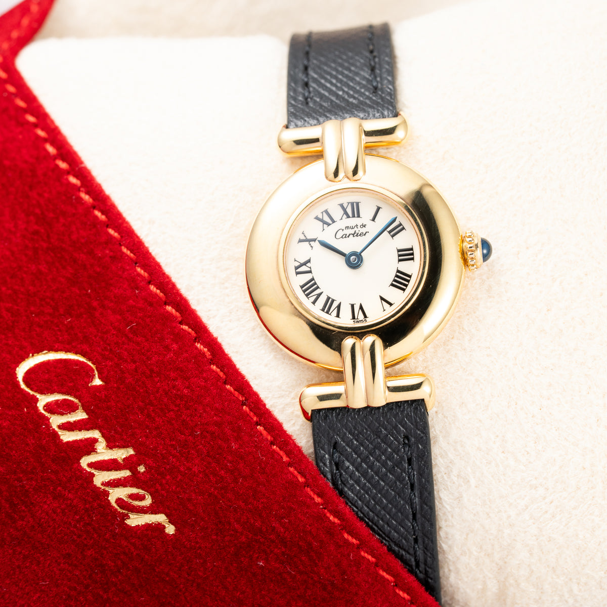 Cartier Must de Colisée Vermeil Cartier Service 2026 w/ 2 Year International Warranty Ref Ref. 590002 from 1990s