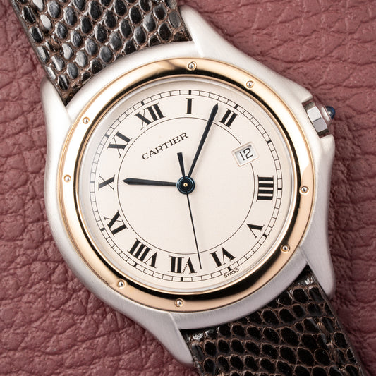 Cartier Cougar Gold & Steel GM Ref 187904 from 1990s