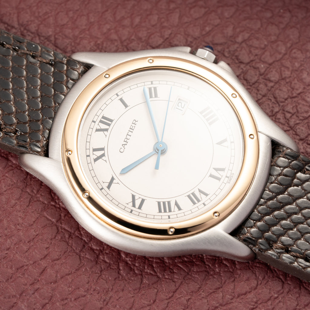 Cartier Cougar Gold & Steel GM Ref 187904 from 1990s