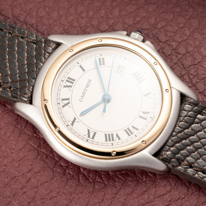 Cartier Cougar Gold & Steel GM Ref 187904 from 1990s