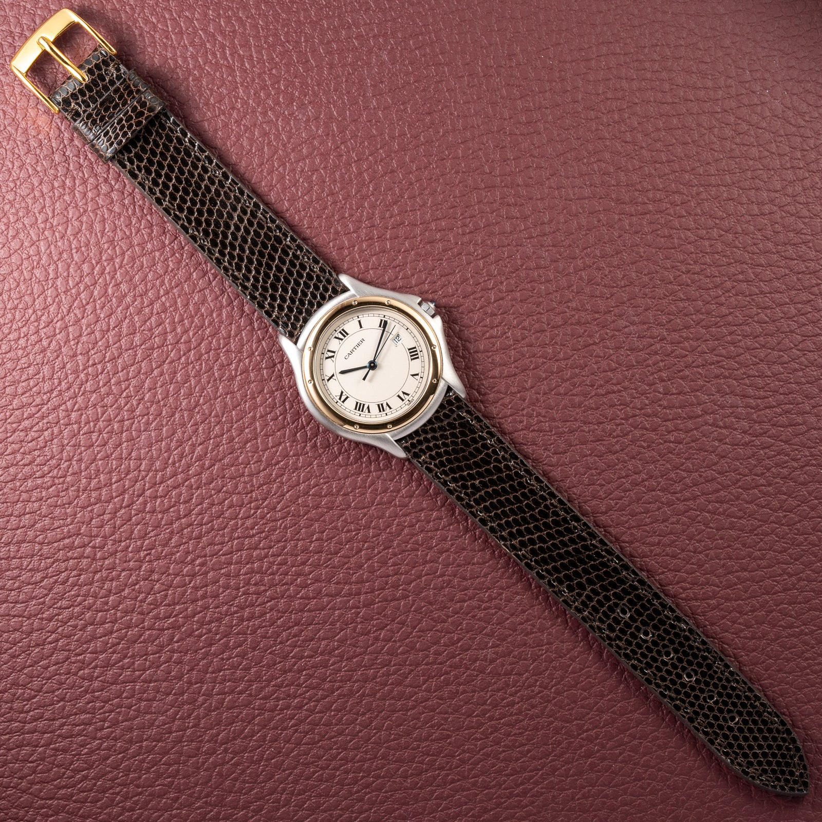 Cartier Cougar Gold & Steel GM Ref 187904 from 1990s