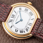 Cartier Ellipse Horizontal Jumbo “Paris” 18k Yellow Gold GM Ref. 78091 from 1970s