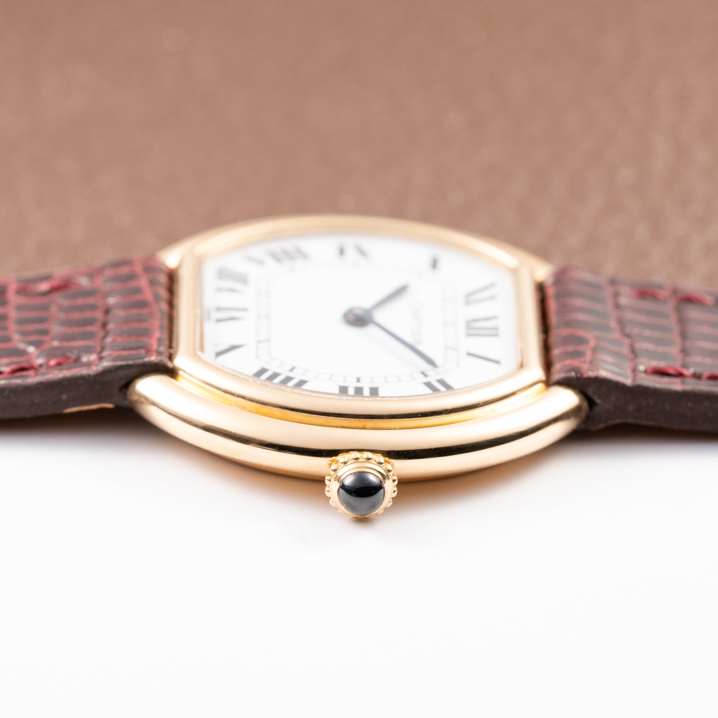 Cartier Ellipse Horizontal Jumbo “Paris” 18k Yellow Gold GM Ref. 78091 from 1970s