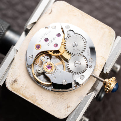 Cartier Fabergé 'Paris' Dial 18K Yellow Gold GM Ref. 78101 from 1970s