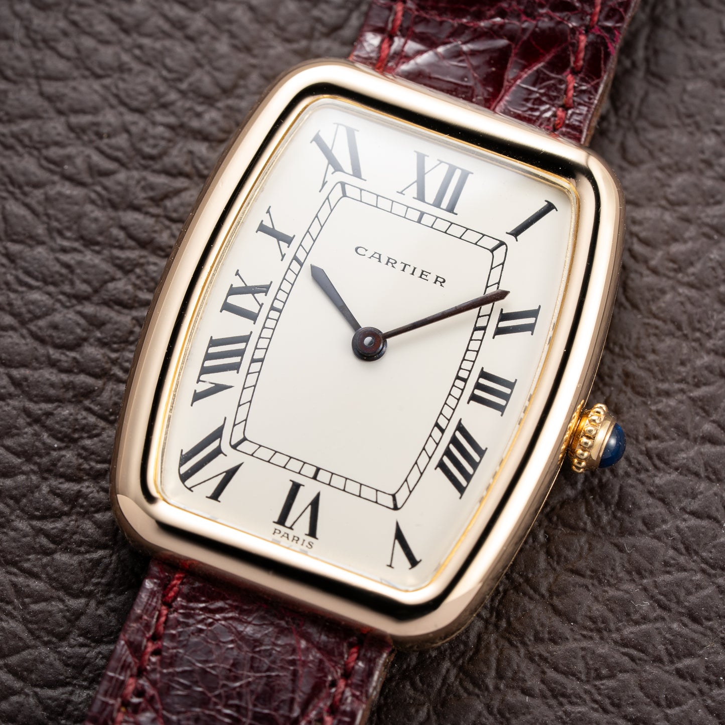 Cartier Fabergé 'Paris' Dial 18K Yellow Gold GM Ref. 78101 from 1970s