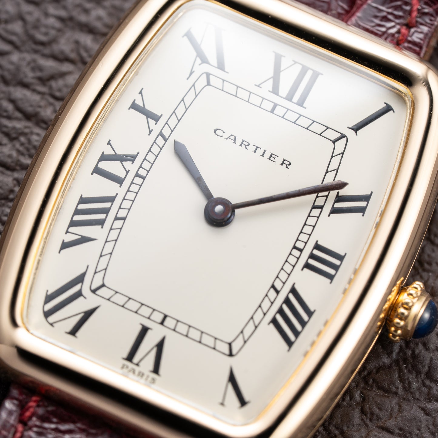 Cartier Fabergé 'Paris' Dial 18K Yellow Gold GM Ref. 78101 from 1970s