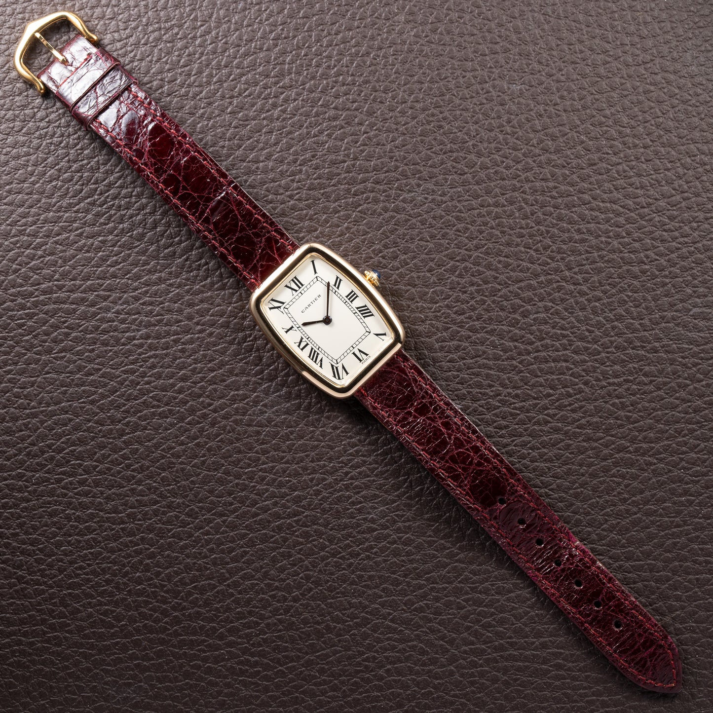 Cartier Fabergé 'Paris' Dial 18K Yellow Gold GM Ref. 78101 from 1970s