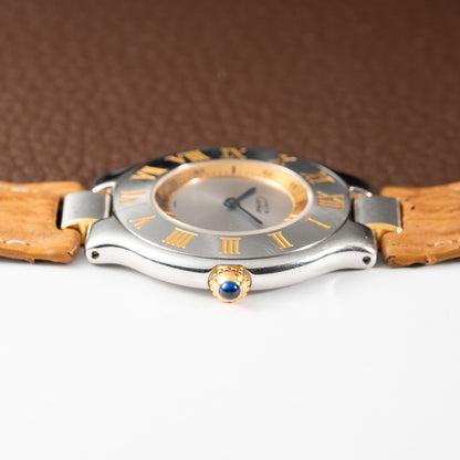 Cartier Must de 21 Gold & Steel Quartz Ref. 1330 from 1990s