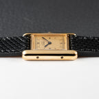 Cartier Must de Tank Vermeil Art Deco Roman Dial Reference 3 66001