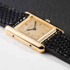 Cartier Must de Tank Vermeil Art Deco Roman Dial Reference 3 66001
