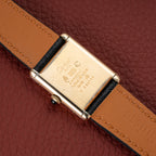 Cartier Must de Tank Vermeil Black Roman Full Set