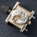 Cartier Must de Tank Vermeil Black Roman GM 1980s