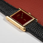 Cartier Must de Tank Vermeil Burgundy Ultra Full Set from 1981