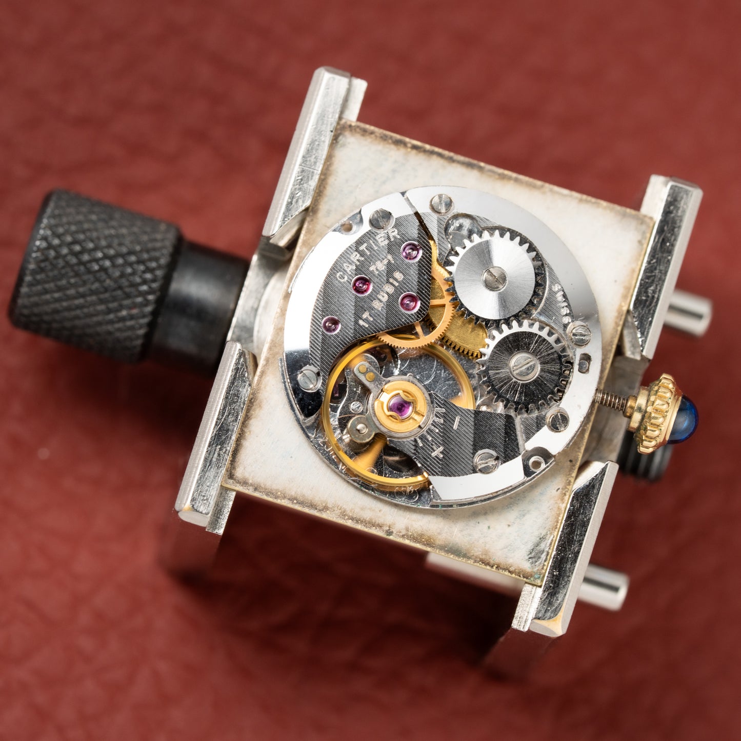Cartier Must de Tank Vermeil Lemon Roman Full Set from 1979
