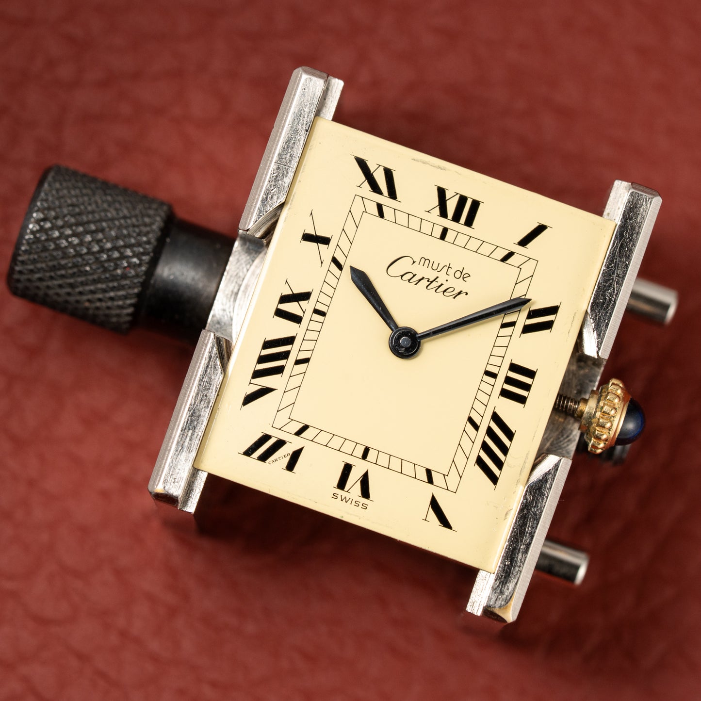 Cartier Must de Tank Vermeil Lemon Roman Full Set from 1979