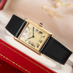 Cartier Must de Tank Vermeil Lemon Roman Full Set from 1979