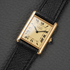 Cartier Must de Tank Vermeil Lemon Roman Full Set from 1979