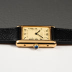 Cartier Must de Tank Vermeil Lemon Roman Full Set from 1979