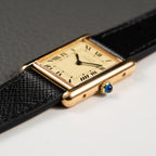 Cartier Must de Tank Vermeil Lemon Roman Full Set from 1979