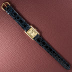 Cartier Tank Vermeil Roman Lemon Dial PM