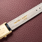 Cartier Tank Vermeil Roman Lemon Dial PM