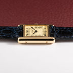 Cartier Tank Vermeil Roman Lemon Dial PM
