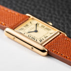 Cartier Must de Tank Vermeil Lemon Roman Dial Reference 3 66001