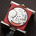 Cartier Must de Tank Vermeil Black Glossy Art Deco Dial GM Ref. 590005 from 1990s