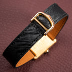 Cartier Must de Tank Vermeil Black Glossy Art Deco Dial GM Ref. 590005 from 1990s