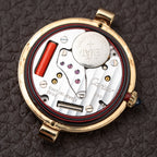 Cartier Must de Vendôme Black Roman Dial Vermeil Ref. 590004 from the 1990s