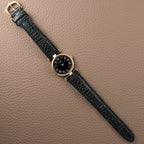Cartier Must de Vendôme Black Roman Dial Vermeil Ref. 590004 from the 1990s