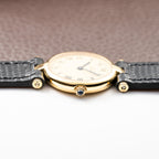 Cartier Must de Vendôme Vermeil Lemon Roman Dial Ref. 590004 from 1990s