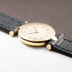 Cartier Must de Vendôme Vermeil Lemon Roman Dial Ref. 590004 from 1990s