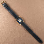 Cartier Obus Quadrant Blue Enamel Paris Dial Small Model Ref. A101