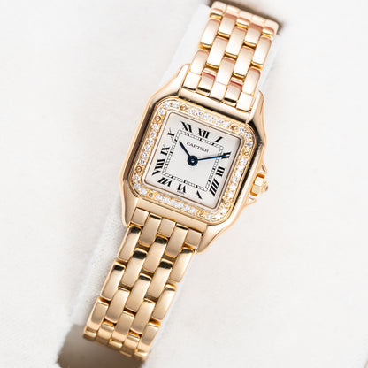 Cartier Panthère Factory Diamond Set 18K Yellow Gold Cartier Serviced 2026 – 2-Year International Warranty Ref. 86691 from 1986