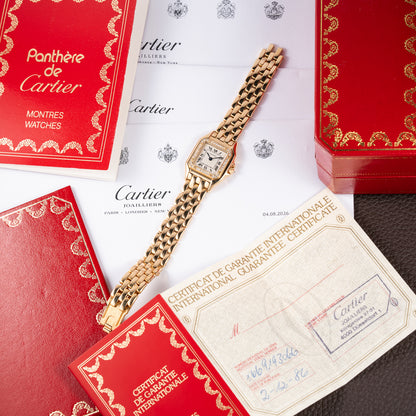 Cartier Panthère Factory Diamond Set 18K Yellow Gold Cartier Serviced 2026 – 2-Year International Warranty Ref. 86691 from 1986