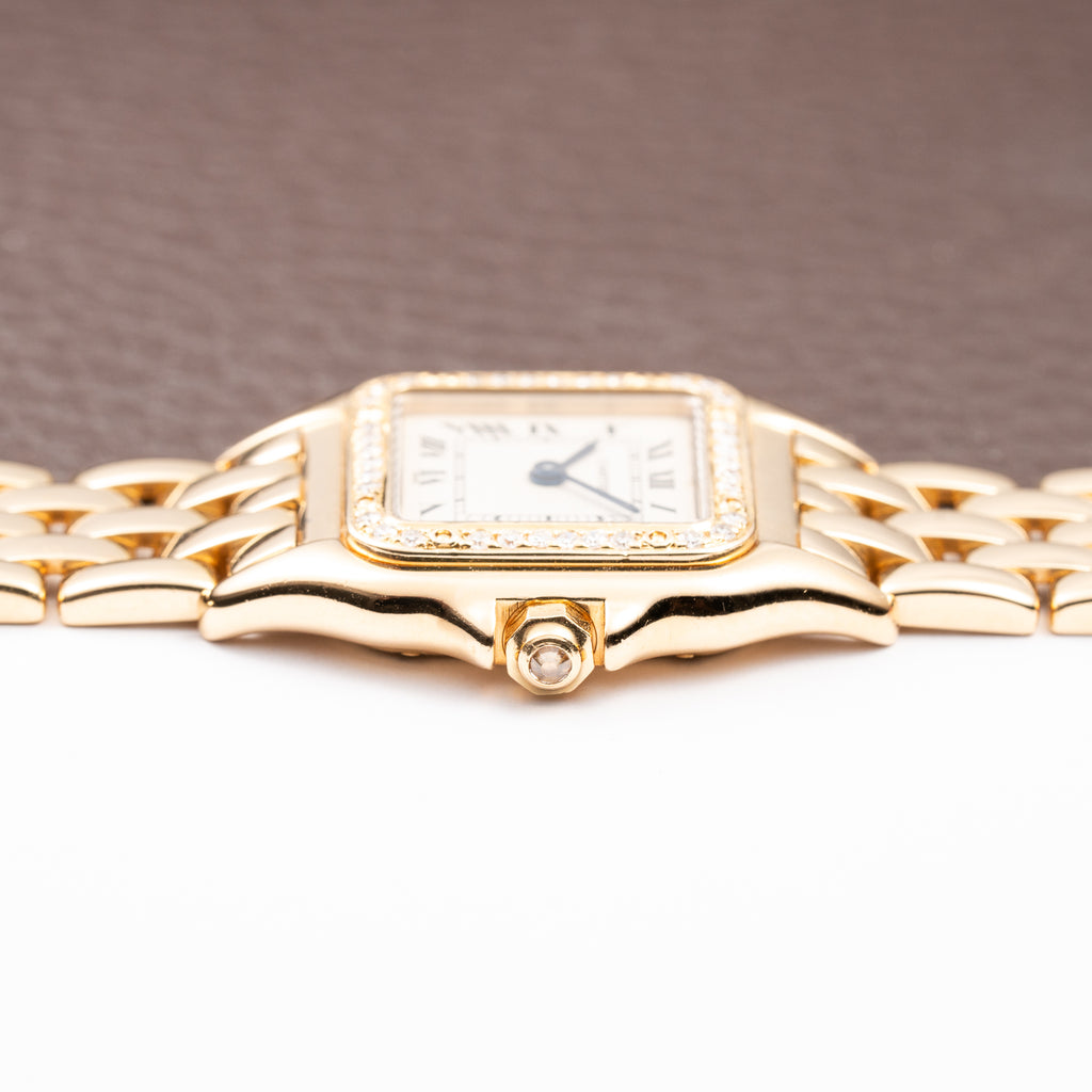 Cartier Panthère Factory Diamond Set 18K Yellow Gold Cartier Serviced 2026 – 2-Year International Warranty Ref. 86691 from 1986