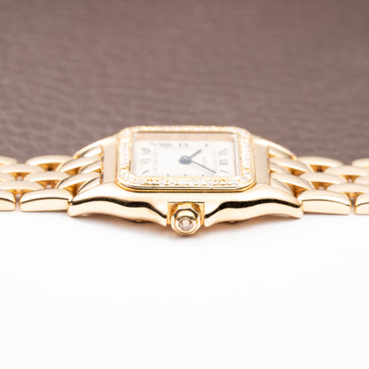 Cartier Panthère Factory Diamond Set 18K Yellow Gold Cartier Serviced 2026 – 2-Year International Warranty Ref. 86691 from 1986