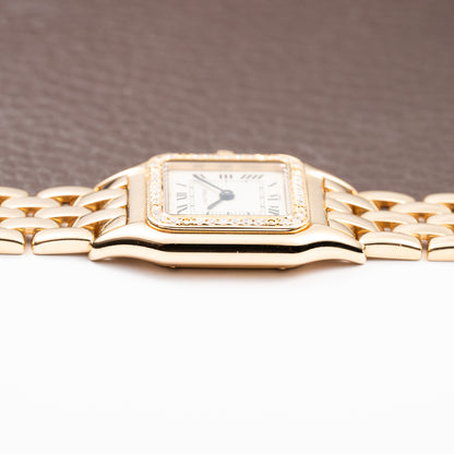 Cartier Panthère Factory Diamond Set 18K Yellow Gold Cartier Serviced 2026 – 2-Year International Warranty Ref. 86691 from 1986