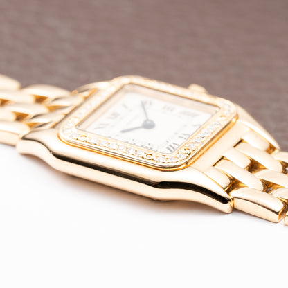 Cartier Panthère Factory Diamond Set 18K Yellow Gold Cartier Serviced 2026 – 2-Year International Warranty Ref. 86691 from 1986