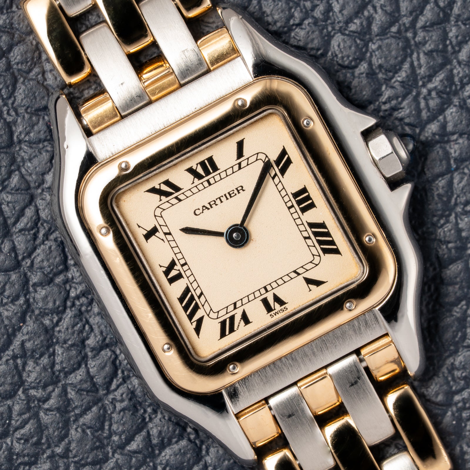 Cartier Panthère Lady Gold Steel 3 Row 18K/Steel PM Ref. 166921