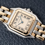 Cartier Panthère Lady Gold Steel 3 Row 18K/Steel PM Ref. 166921