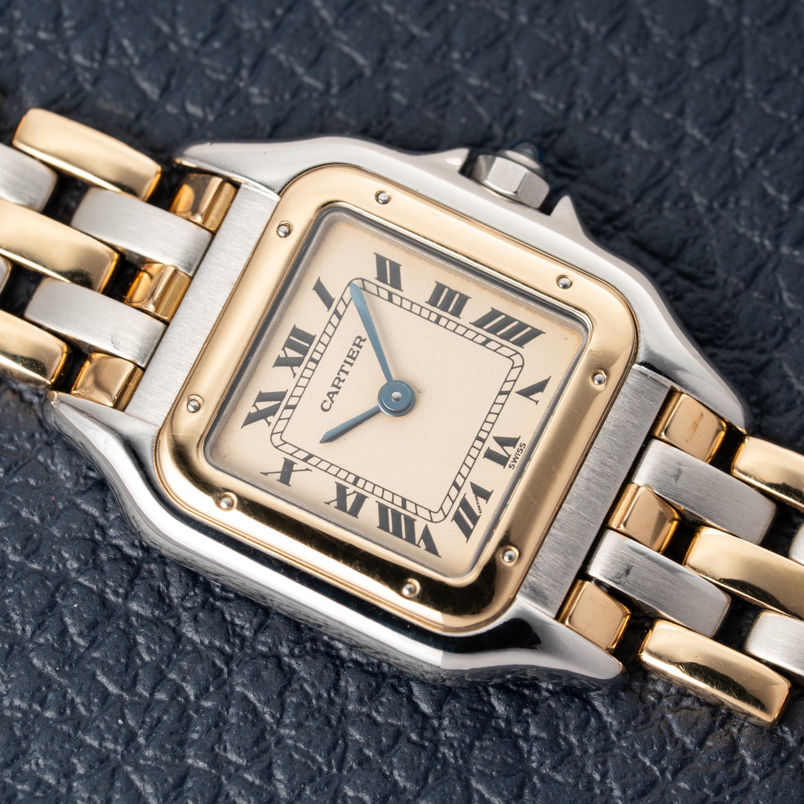 Cartier Panthère Lady Gold Steel 3 Row 18K/Steel PM Ref. 166921