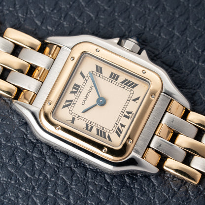Cartier Panthère Lady Gold Steel 3 Row 18K/Steel PM Ref. 166921